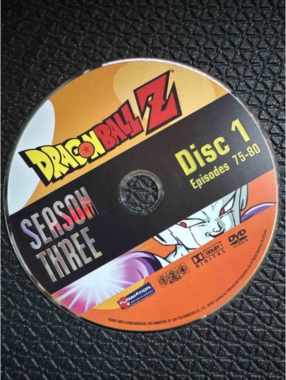 DRAGON BALL Z SEASON 3 DISC 1  DVD DISC Only Tested!!